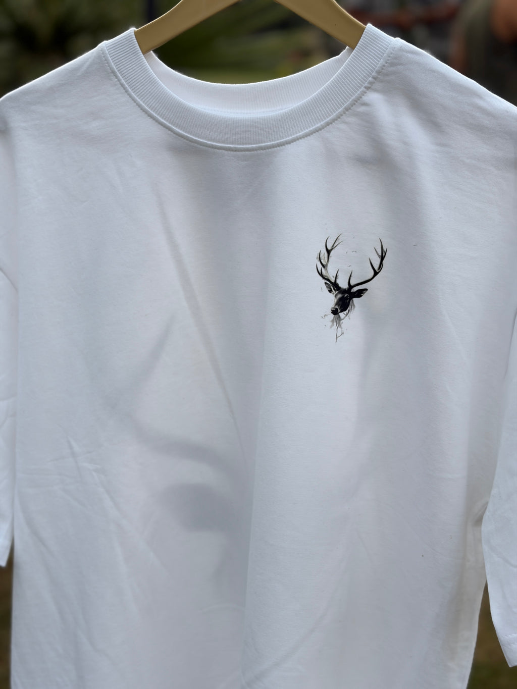 TWENTY NINE Deer Graphic Oversized T-Shirt