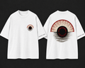 Eye of the Dark Sun Oversized Graphic T-Shirt – White Streetwear