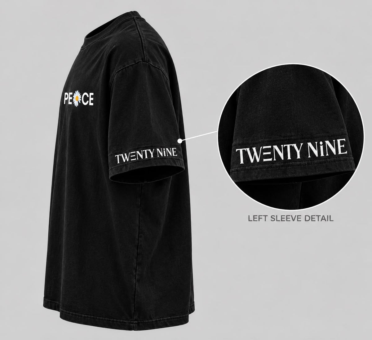 Twenty Nine Peace & Prosperity Oversized Graphic T-Shirt – Streetwear