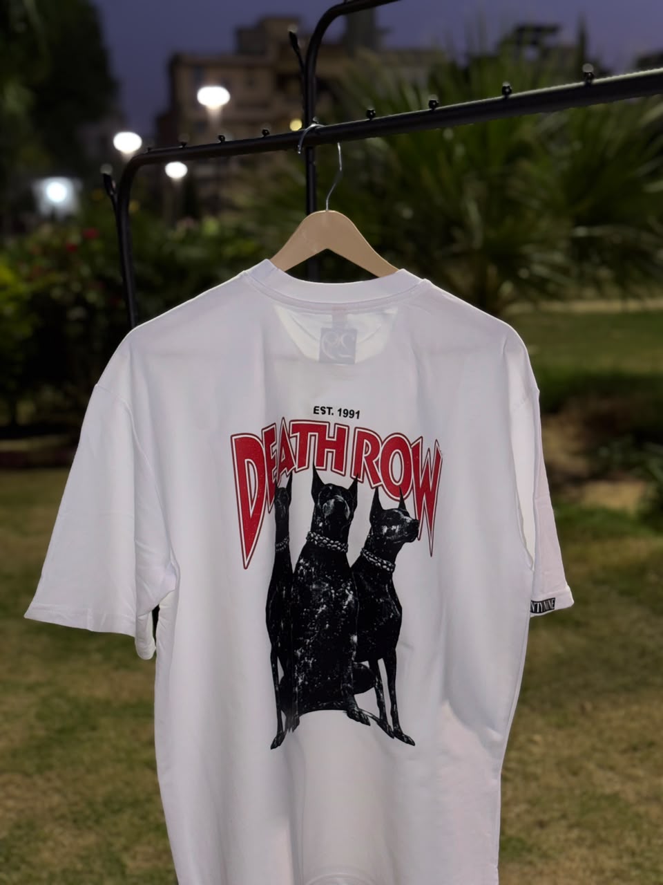 Death Row Graphic Oversized T-Shirt – Design 9 product photo 1