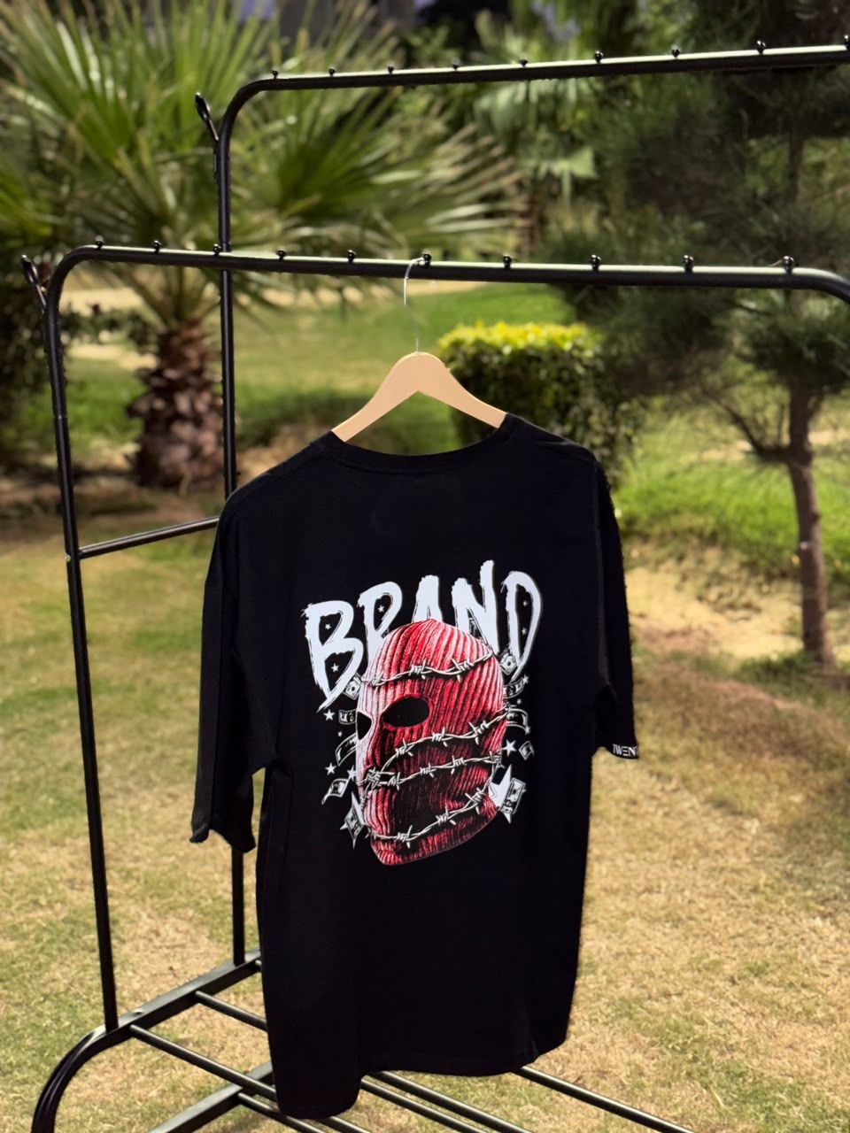 Skull Graphic Oversized T-Shirt – Design 10 product photo 1