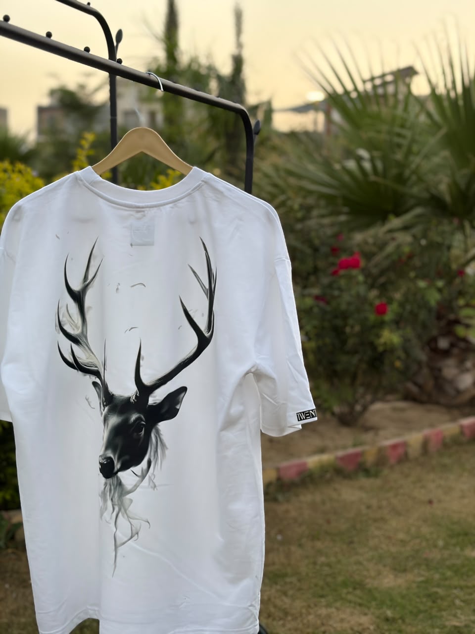 Deer Graphic Oversized T-Shirt – Design 11 product photo 3
