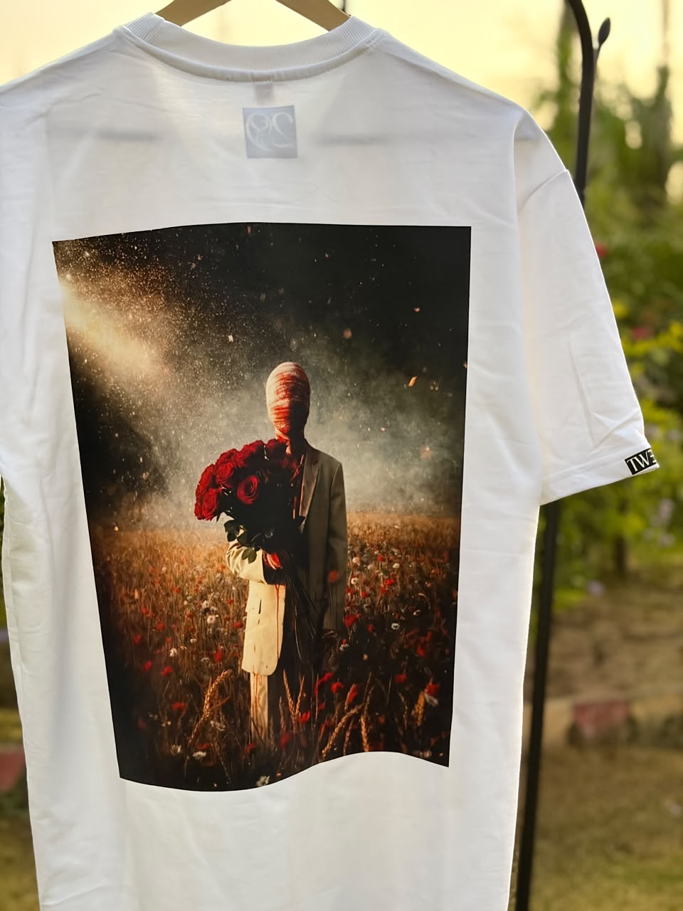 The Rose Reaper Oversized Graphic T-Shirt