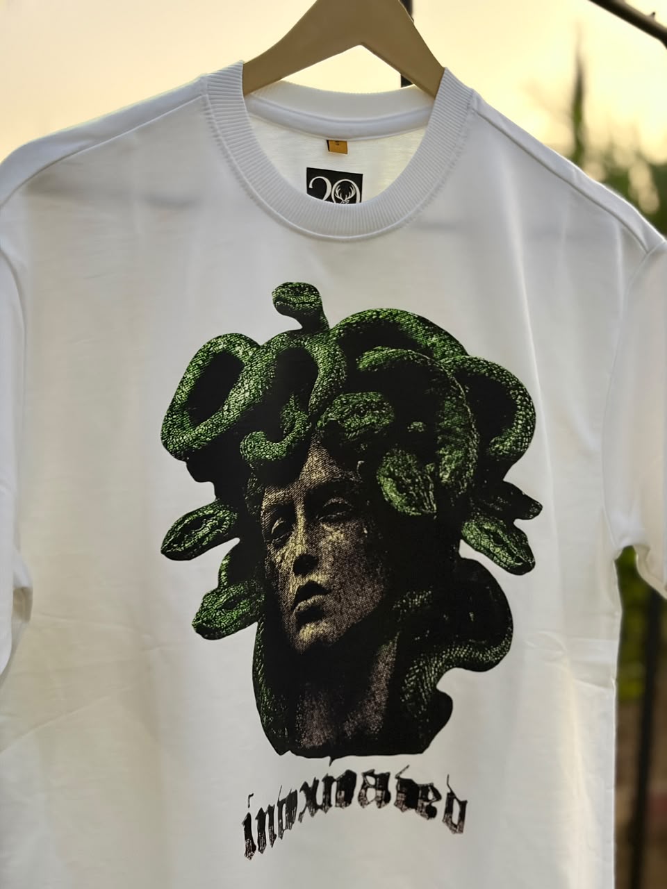Medusa graphic oversized t-shirt