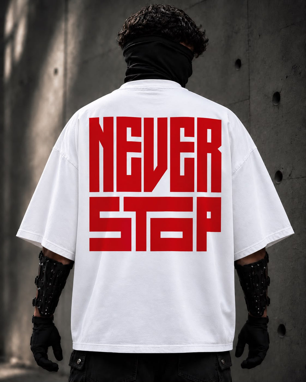 Son of God Oversized Graphic T-Shirt – Black Never Stop Moving