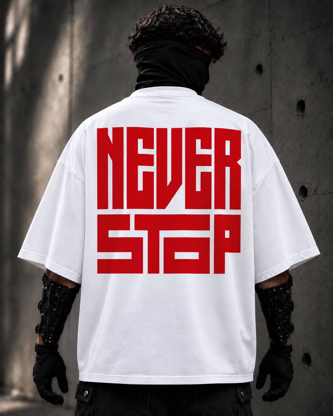 Son of God Oversized Graphic T-Shirt – Black Never Stop Moving